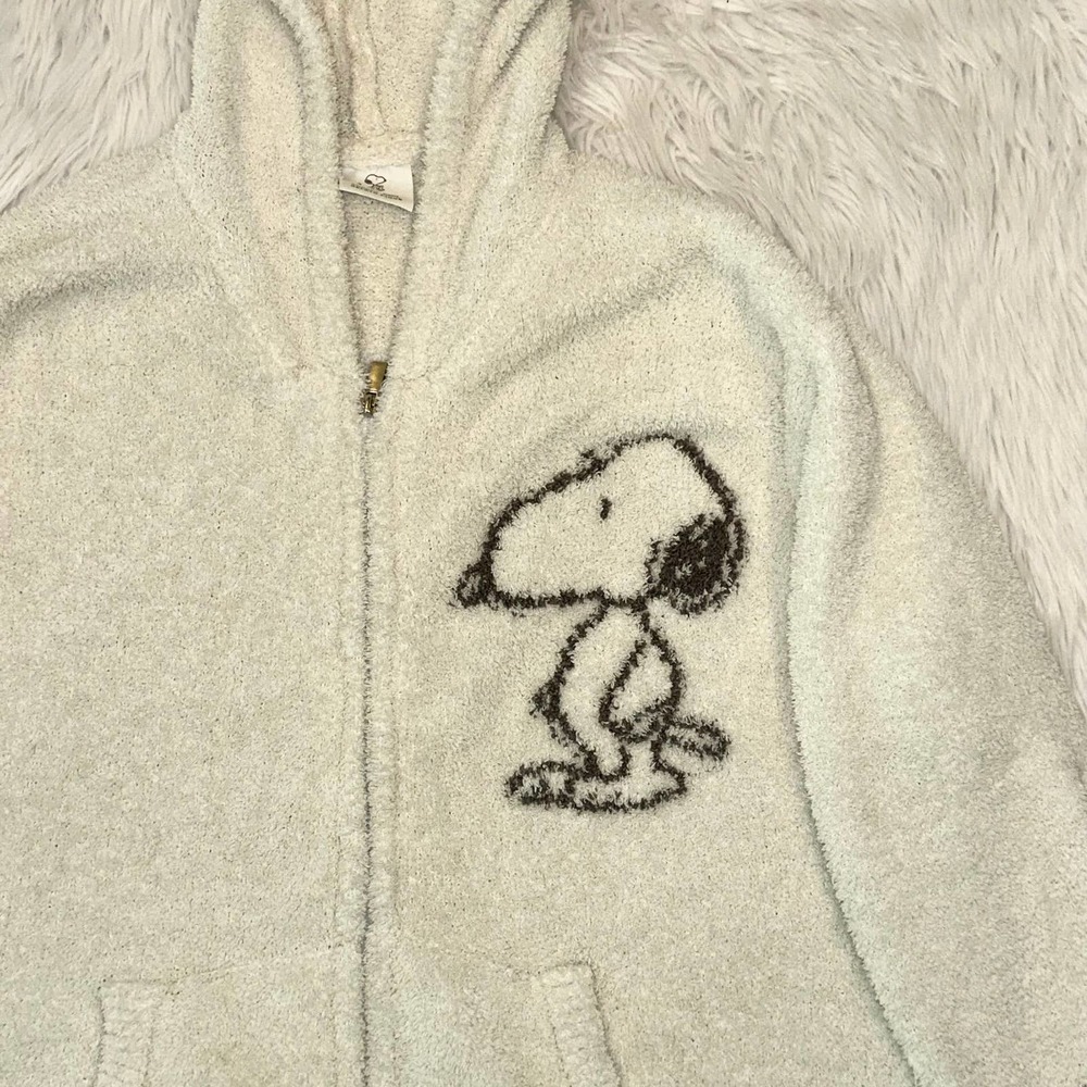 Gelato Pique x SNOOPY Peanuts Jacquard Hoodie Full Zip Fleece Sweatshirt - Picture 4 of 13
